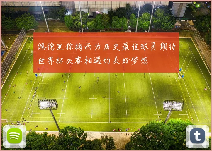 佩德里称梅西为历史最佳球员期待世界杯决赛相遇的美好梦想